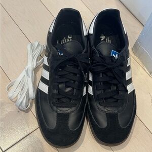Adidas Classic Black and White Trainers